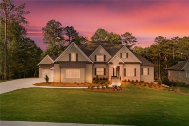 Recently completed, this residence quietly impresses with an on The Governors Towne Club in Georgia - for sale on GolfHomes.com, golf home, golf lot