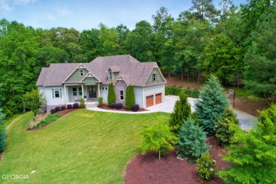 This beautiful custom craftsman home is situated on a spacious 3 on Coweta Club in Georgia - for sale on GolfHomes.com, golf home, golf lot