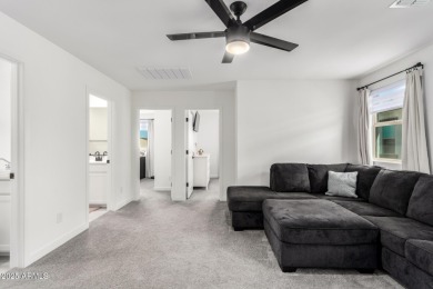 Estrella Mountain Ranch Smart Home built in 2024- shows like a on Estrella Mountain Ranch Golf Course in Arizona - for sale on GolfHomes.com, golf home, golf lot