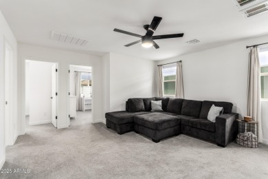 Estrella Mountain Ranch Smart Home built in 2024- shows like a on Estrella Mountain Ranch Golf Course in Arizona - for sale on GolfHomes.com, golf home, golf lot