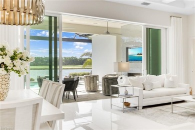 A stunning showcase of modern luxury living in Miromar Lakes on Miromar Lakes Golf Club in Florida - for sale on GolfHomes.com, golf home, golf lot
