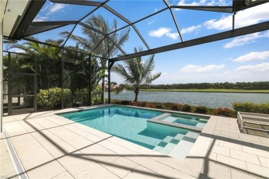 A stunning showcase of modern luxury living in Miromar Lakes on Miromar Lakes Golf Club in Florida - for sale on GolfHomes.com, golf home, golf lot