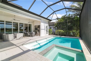 A stunning showcase of modern luxury living in Miromar Lakes on Miromar Lakes Golf Club in Florida - for sale on GolfHomes.com, golf home, golf lot