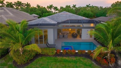 A stunning showcase of modern luxury living in Miromar Lakes on Miromar Lakes Golf Club in Florida - for sale on GolfHomes.com, golf home, golf lot