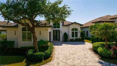 A stunning showcase of modern luxury living in Miromar Lakes on Miromar Lakes Golf Club in Florida - for sale on GolfHomes.com, golf home, golf lot