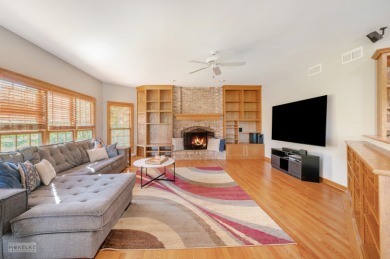 This exceptional ranch home combines timeless design with modern on Hughes Creek Golf Course in Illinois - for sale on GolfHomes.com, golf home, golf lot