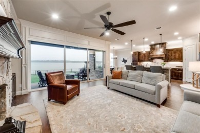 Stunning custom, lakefront home located in the 24 hr gated & on The Golf Club at Resort Eagle Mountain Lake in Texas - for sale on GolfHomes.com, golf home, golf lot