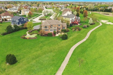 Prepare to be captivated by this remarkable brick Colonial home on Hawthorn Woods Country Club in Illinois - for sale on GolfHomes.com, golf home, golf lot