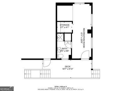 Nestled discreetly amid the pines, 9 Golf Drive, a corner lot on Rabun Golf Club in Georgia - for sale on GolfHomes.com, golf home, golf lot