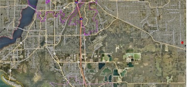 Excellent opportunity with an oversized lot that backs up to a on Mirror Lakes Golf Club in Florida - for sale on GolfHomes.com, golf home, golf lot