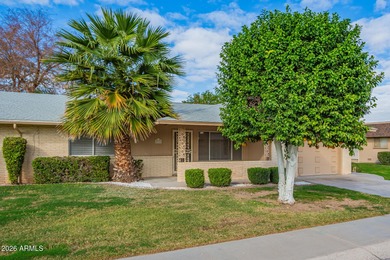 Welcome Home to your 2-bedroom gem that blends modern comfort & on Sun City Country Club in Arizona - for sale on GolfHomes.com, golf home, golf lot