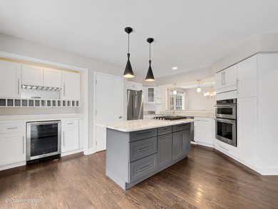 Custom Gated Living: Sunny End-Unit with Expanded Dining Welcome on Crystal Tree Golf and Country Club in Illinois - for sale on GolfHomes.com, golf home, golf lot