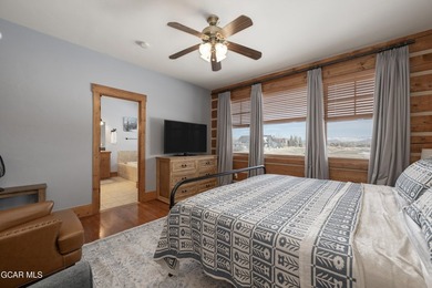 This stunning mountain retreat offers a perfect blend of rustic on Grand Elk Ranch and Club in Colorado - for sale on GolfHomes.com, golf home, golf lot