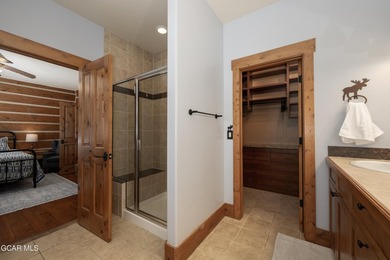 This stunning mountain retreat offers a perfect blend of rustic on Grand Elk Ranch and Club in Colorado - for sale on GolfHomes.com, golf home, golf lot