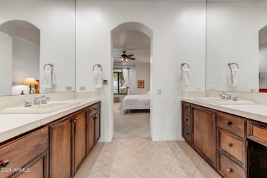 Situated in the exclusive SUPERSTITION MOUNTAIN GUARD-GATED on Superstition Mountain Club - Lost Gold in Arizona - for sale on GolfHomes.com, golf home, golf lot