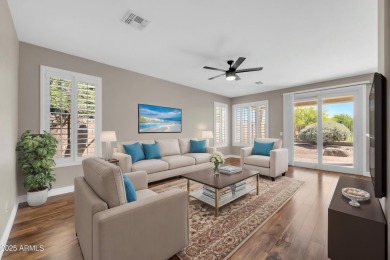 Beautiful single level home located on a private golf course lot on Seville Golf and Country Club in Arizona - for sale on GolfHomes.com, golf home, golf lot