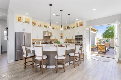 GOLF COURSE, MOUNTAIN VIEWS, POOL, SPA, FIRE-PIT, OUTDOOR on Verrado Golf Club  in Arizona - for sale on GolfHomes.com, golf home, golf lot