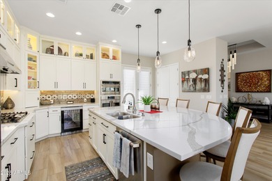 GOLF COURSE, MOUNTAIN VIEWS, POOL, SPA, FIRE-PIT, OUTDOOR on Verrado Golf Club  in Arizona - for sale on GolfHomes.com, golf home, golf lot