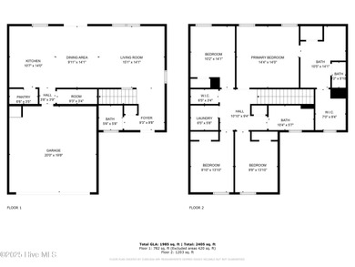 Welcome to this lifestyle-focused two-story home! Step inside on Lennon Hills Golf Course in North Carolina - for sale on GolfHomes.com, golf home, golf lot