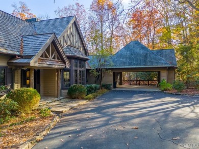 This Platt-designed home is timeless, sophisticated and on Headwaters Golf Club in North Carolina - for sale on GolfHomes.com, golf home, golf lot