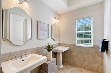 Privately positioned at the end of a quiet cul-de-sac on a rare on Lakewood Ranch Golf and Country Club in Florida - for sale on GolfHomes.com, golf home, golf lot