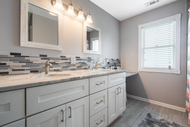 This stunning two-story home with an expansive and inviting on Waters Edge Golf Club in Illinois - for sale on GolfHomes.com, golf home, golf lot