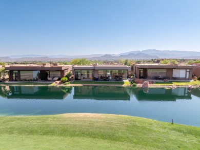 This spectacular home on the 6th Hole of the Entrada Golf Course on Entrada at Snow Canyon in Utah - for sale on GolfHomes.com, golf home, golf lot