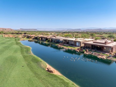This spectacular home on the 6th Hole of the Entrada Golf Course on Entrada at Snow Canyon in Utah - for sale on GolfHomes.com, golf home, golf lot