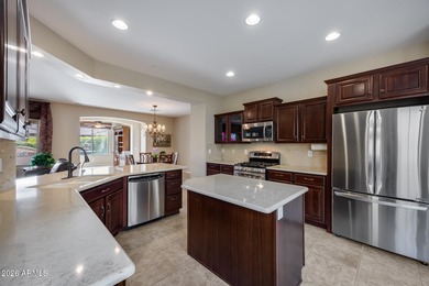 This BEAUTIFUL home sits in a quiet, peaceful area & has been on Trilogy Golf Club At Vistancia in Arizona - for sale on GolfHomes.com, golf home, golf lot