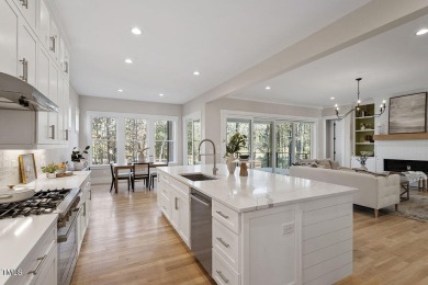 This modern farmhouse is a dream for anyone who loves both style on The Preserve At Jordan Lake Golf Club in North Carolina - for sale on GolfHomes.com, golf home, golf lot