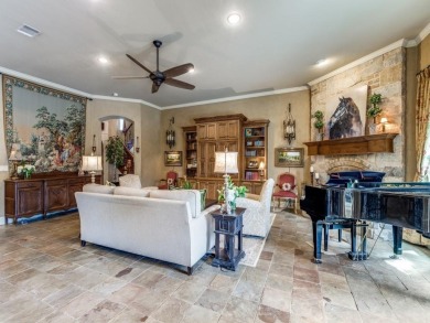 Exquisite French Country home with pool & spa in Bridlewood on Bridlewood Golf Course in Texas - for sale on GolfHomes.com, golf home, golf lot