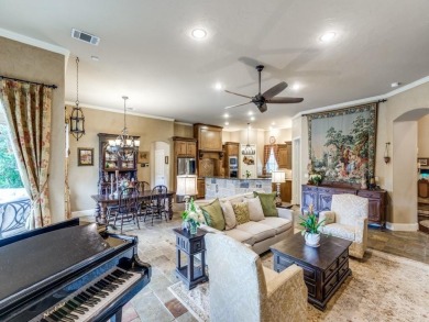 Exquisite French Country home with pool & spa in Bridlewood on Bridlewood Golf Course in Texas - for sale on GolfHomes.com, golf home, golf lot