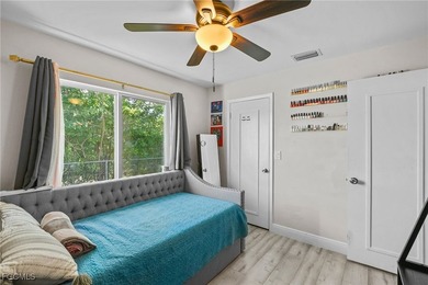 Welcome to 18470 Geranium Road, where MODERN style meets WARM on Estero Country Club in Florida - for sale on GolfHomes.com, golf home, golf lot