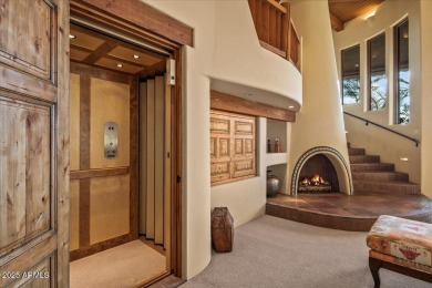 This spectacular custom home is a true desert retreat, ideally on The Boulders Resort Golf Club in Arizona - for sale on GolfHomes.com, golf home, golf lot