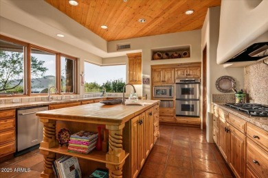 This spectacular custom home is a true desert retreat, ideally on The Boulders Resort Golf Club in Arizona - for sale on GolfHomes.com, golf home, golf lot