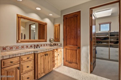 This spectacular custom home is a true desert retreat, ideally on The Boulders Resort Golf Club in Arizona - for sale on GolfHomes.com, golf home, golf lot