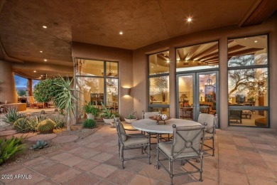 This spectacular custom home is a true desert retreat, ideally on The Boulders Resort Golf Club in Arizona - for sale on GolfHomes.com, golf home, golf lot
