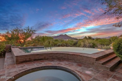 This spectacular custom home is a true desert retreat, ideally on The Boulders Resort Golf Club in Arizona - for sale on GolfHomes.com, golf home, golf lot