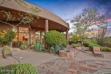 This spectacular custom home is a true desert retreat, ideally on The Boulders Resort Golf Club in Arizona - for sale on GolfHomes.com, golf home, golf lot
