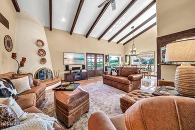 Charming Spanish-style beauty blends timeless architecture with on Rio Verde Country Club - Quail Run in Arizona - for sale on GolfHomes.com, golf home, golf lot