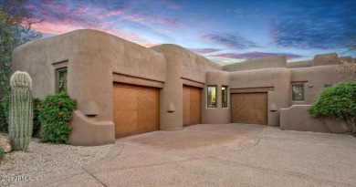 This spectacular custom home is a true desert retreat, ideally on The Boulders Resort Golf Club in Arizona - for sale on GolfHomes.com, golf home, golf lot