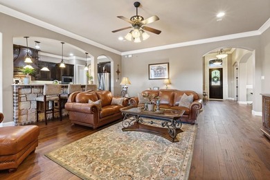 Gorgeous Custom One-Story Home in a gated Country Club Community on The Golf Club at Resort Eagle Mountain Lake in Texas - for sale on GolfHomes.com, golf home, golf lot