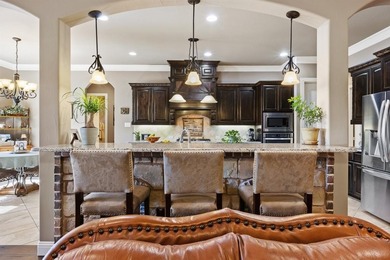 Gorgeous Custom One-Story Home in a gated Country Club Community on The Golf Club at Resort Eagle Mountain Lake in Texas - for sale on GolfHomes.com, golf home, golf lot