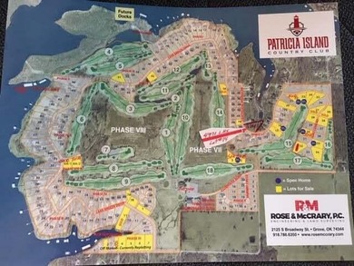 Rare Find! ''Unique'' LOT for CUSTOM HOME! Includes 10x28 Boat on Patricia Island Golf Club in Oklahoma - for sale on GolfHomes.com, golf home, golf lot