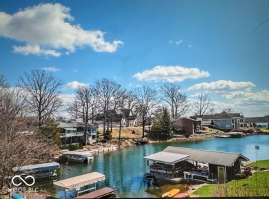 Are you looking for the perfect waterfront home nestled in a on Harrison Lake Country Club in Indiana - for sale on GolfHomes.com, golf home, golf lot