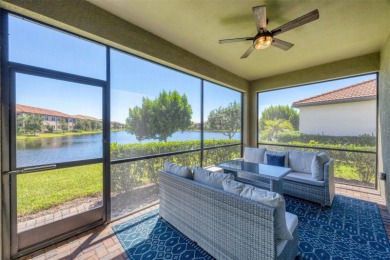 Panoramic lake views in a premier Venice golf community! on Sarasota National Golf Club in Florida - for sale on GolfHomes.com, golf home, golf lot