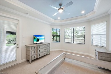 Built in 2016 by Toll Brothers, this under-lived-in Cordova home on Spanish Wells Golf and Country Club in Florida - for sale on GolfHomes.com, golf home, golf lot