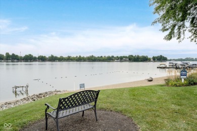 Single level (upper) 3 bedroom Waterscape unit w/ dock on Harbour Trees Golf Club in Indiana - for sale on GolfHomes.com, golf home, golf lot