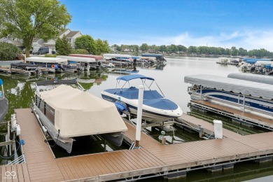 Single level (upper) 3 bedroom Waterscape unit w/ dock on Harbour Trees Golf Club in Indiana - for sale on GolfHomes.com, golf home, golf lot