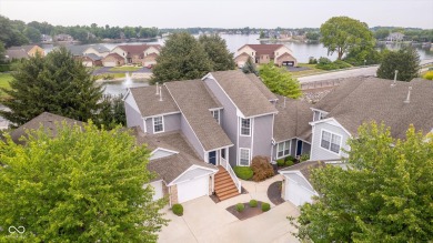 Single level (upper) 3 bedroom Waterscape unit w/ dock on Harbour Trees Golf Club in Indiana - for sale on GolfHomes.com, golf home, golf lot